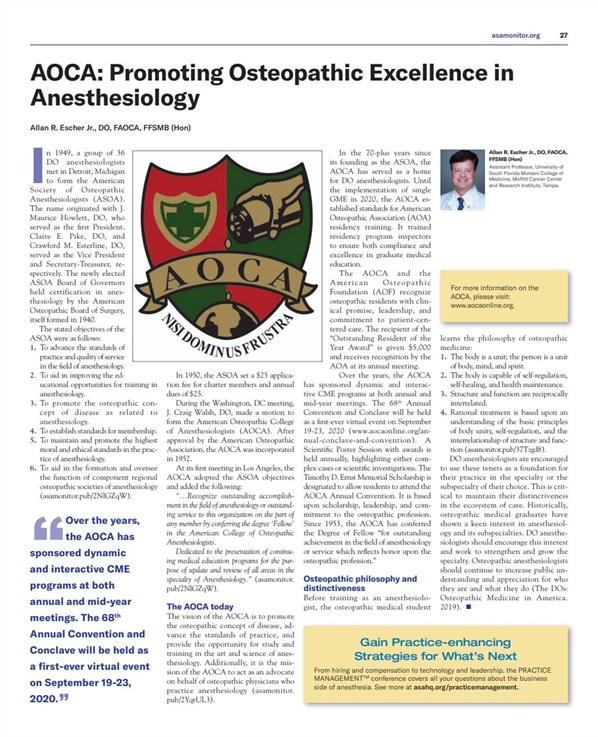AOCA Publication