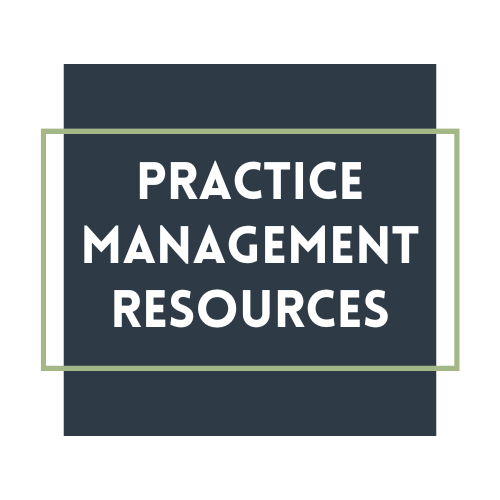 Practice Management Resources Button